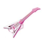 Chitara electrica pentru copii cu muzica si lumini 55 cm