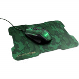 Kit gaming mouse si mousepad Trust GXT 781 Rixa, Verde Camo