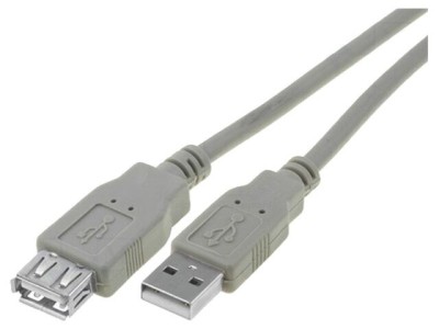 Cablu USB 2.0 5m Gri PVC foto