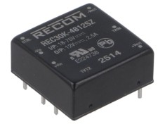 Convertor DC/DC RECOM 30W 36-75V intrare 12V 2,5A ieșire