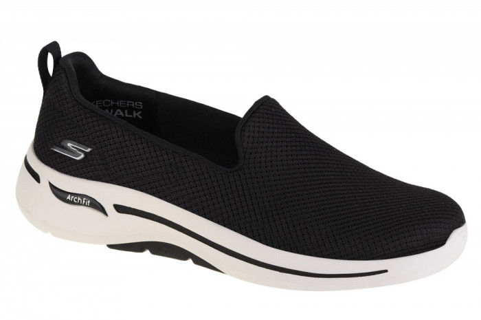 Pantofi pentru adidași Skechers Go Walk Arch Fit Grateful 124401-BKW negru