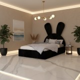 Pat Tapitat Naya Negru Catifea Premium Model popular