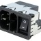 Conector de Alimentare AC Soclu Tată 10A 250V IEC 60320 KMF