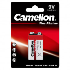 Baterie Alcalina 9V 6F22 6LR61 Camelion PLUS Blister 1