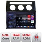 Navigatie VW Touran 2003-2009 clima automata Edotec Kit-touran2 8 core QLED 2K 16+512 360 Android Waze USB Navigatie Internet Youtube Radio CarStore T