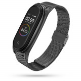 Curea Tech-Protect Milaneseband pentru Xiaomi Mi Smart Band 7/7 NFC Negru