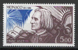 Monaco 1986 Mi 1774 MNH - 175 de ani de la nasterea lui Franz Liszt