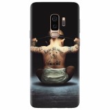 Husa silicon pentru Samsung S9 Plus, Body Builder Cute Baby Tattoo