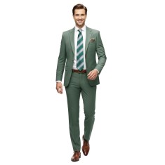 Costum barbati verde regular CT013