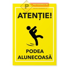 Semn pentru podea alunecoasa foto