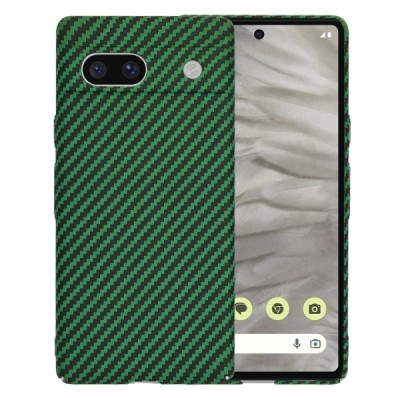 Husa pentru Google Pixel 7a, Techsuit, Carbonite FiberShell, Verde foto