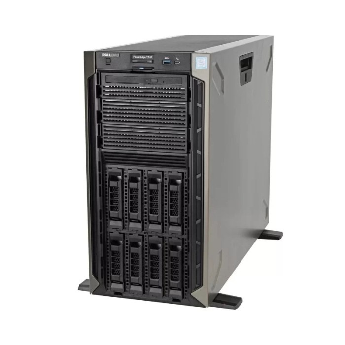 Server Dell PowerEdge T340, 1x Intel Xeon 6 Core E-2136 3.3Ghz, 32GB DDR4, Perc H730, 2x 4TB HDD, 2x PSU, 2 ani garantie