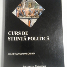 CURS DE STIINTA POLITICA - STIINTE POLITICE - GIANFRANCO PASQUINO