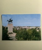 Carte poștală Suceava statuia lui Ștefan cel Mare