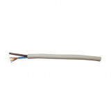 MYYM H05VV-F Cablu cupru 2 conductoare 0.75mmp, 0.6mm, PVC, alb, Altii
