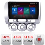 Navigatie Honda Fit Jazz 2004-2008 Android radio gps internet Octa Core 4+64 LTE Kit-jazz+EDT-E509-PRO RESIGILAT CarStore Technology
