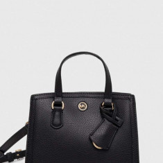 MICHAEL Michael Kors poseta de piele culoarea negru