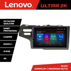 Navigatie Honda Fit 2014-2019 Android radio gps internet 8 core QLED Qualcomm 4+64 360 Lenovo CarStore Technology