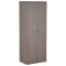 vidaXL Dulap de depozitare grădină, maro, 65x45x172 cm PP aspect lemn 151241