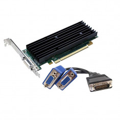 Placa video nVIDIA QUADRO NVS 290, 256MB DDR2 + Adaptor DMS-59 la 2x VGA foto
