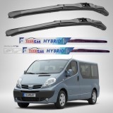 Cumpara ieftin Ștergătoare Nissan Primastar X83 Bus L2H1 (2006&ndash;2014) Hibrid | Set față &ndash; TeamCar&reg;