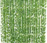Yim 78-ft 12 standuri verdeață artificială agățat fals plante de viță de vie Ghi, Oem