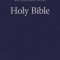 NIV, Single-Column Pew and Worship Bible, Large Print, Hardcover, Blue