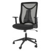 Scaun birou ergonomic SL Q330R, mesh, respirabil, cotiere reglabile, mecanism inclinare, 110 kg, negru