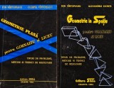 Cumpara ieftin Geometrie in spatiu. Geometrie plana pentru gimnaziu si liceu Vol.1-2 - 1994 - Olimpia Virtopeanu (AI72)
