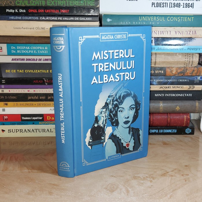 AGATHA CHRISTIE - MISTERUL TRENULUI ALBASTRU , 2024 ( CARTONATA ) *