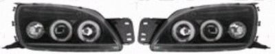 Set faruri tuning Mazda 121(JASM/JBSM); 01.2000-12.2002; Ford Fiesta 09.1999-12.2001 Stanga+Dreapta, tip bec H1+H1, culoare negru, tip bec pozitie fi foto