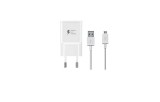 Incarcator Retea cu Cablu microUSB pentru Samsung, 15W, 1.67A, 1 x USB-A, 2A, Alb, EP-TA20EW+ECB-DU4AWE