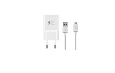 Incarcator Retea cu Cablu microUSB pentru Samsung, 15W, 1.67A, 1 x USB-A, 2A, Alb, EP-TA200EW+ECB-DU4AWE