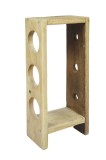 Cumpara ieftin Suport 3 sticle vin lemn maro 20 x 12 x 45 cm
