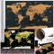 World map - scratch card with flags + accessories 23442 - 1