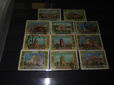 TIMBRE URSS 1956 CLADIRI foto