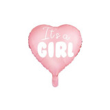 Balon folie its a girl roz deschis 45 cm