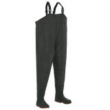 Pantaloni de vanatoare cu cizme, verde, marime 38 GartenMobel Dekor, vidaXL