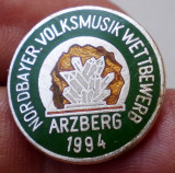 I.949 INSIGNA GERMANIA MUZICA NORDBAYER. VOLKSMUSIK WETTBEWERB ARZBERG 1994, Europa