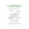 Set placute frana punte fata Icer 181725 Audi A6 (C6), 05.2004-03.2011, A8, 1994-2010; VW Phaeton 2002-2016