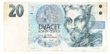 Cehia 20 Korun Coroane 1994 P-10 Seria 34655495