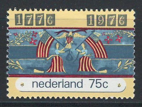 Olanda 1976 Mi 1076 MNH - 200-a aniversare a independentei SUA