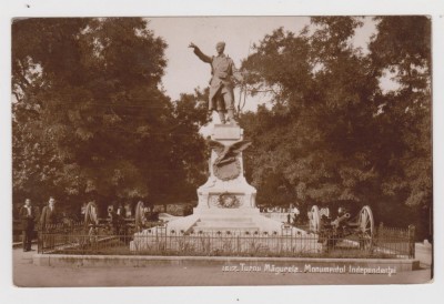 Monumentul indendentei Turnu Magurele 1930 foto