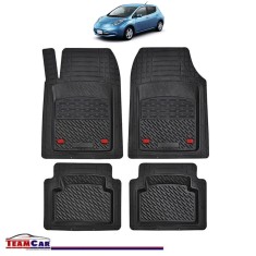 Covorase Auto TeamCar&reg; Tip Tavita Compatibile Nissan Leaf Generatia ZE0 (2010&ndash;2017) Negru Material Rezistent