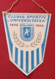 Fanion fotbal (anii`80) - UNIVERSITATEA CRAIOVA (aniversare 40 ani 1948-1988)