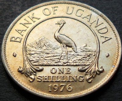 Moneda exotica 1 SHILLING - UGANDA, anul 1976 *cod 1082 = UNC foto
