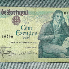 100 Escudos 1981 Portugalia