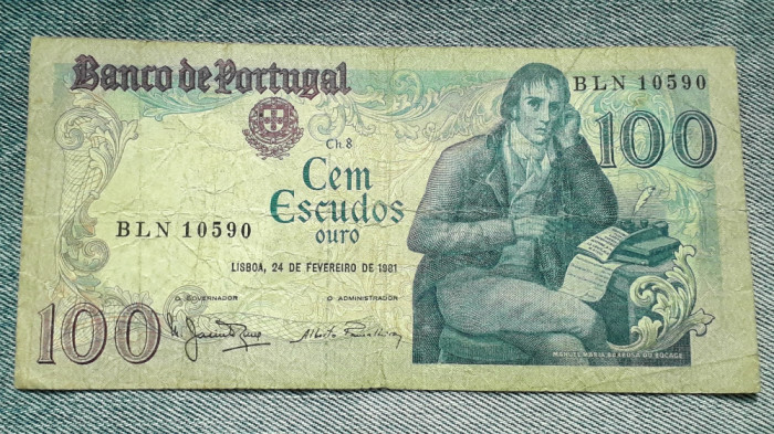 100 Escudos 1981 Portugalia