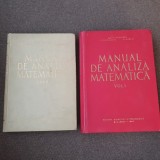 Analiza matematica - M. Nicolescu,N. Dinculeanu,S.Marcus - 2 volume - 1963/1964