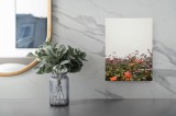 Tablou Canvas, "Flori &icirc;n bătaia v&acirc;ntului liniștit", Flori, Culori, Natură, Frumusețe, Simplu, Cer, Variație, Primăvară, Prospețime, Diversitate, 26 x
